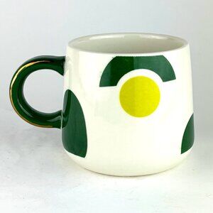 Tabitha Brown Modern Geometric Stoneware Mug, 15.7oz